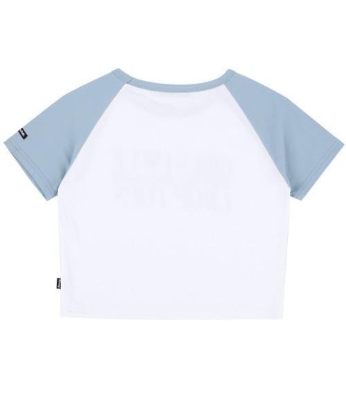 FANCY CLUB(ファンシークラブ)の「A'GEM/9 × .kom『 FANCY CLUB/ファンシークラブ』 COMELY RAGLAN TEE/カムリーラグラン 半袖カットソー(Tシャツ/カットソー・レディース・ブラック/ブルー・FREE)」の20枚目の写真