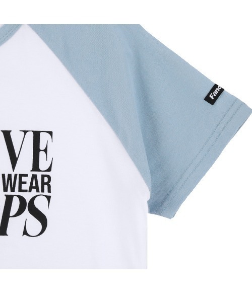 FANCY CLUB(ファンシークラブ)の「A'GEM/9 × .kom『 FANCY CLUB/ファンシークラブ』 COMELY RAGLAN TEE/カムリーラグラン 半袖カットソー(Tシャツ/カットソー・レディース・ブラック/ブルー・FREE)」の14枚目の写真