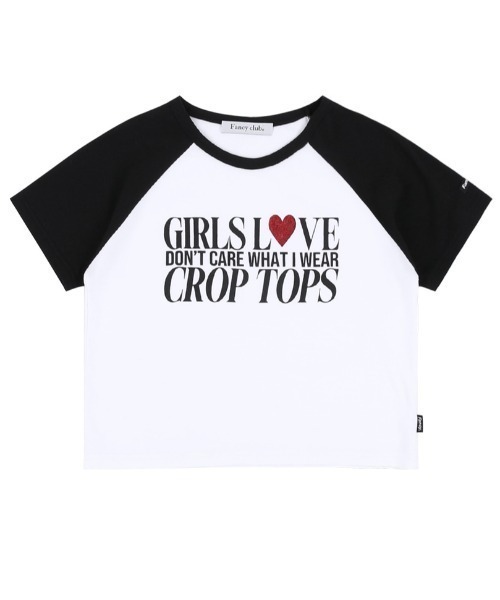 FANCY CLUB(ファンシークラブ)の「A'GEM/9 × .kom『 FANCY CLUB/ファンシークラブ』 COMELY RAGLAN TEE/カムリーラグラン 半袖カットソー(Tシャツ/カットソー・レディース・ブラック/ブルー・FREE)」の13枚目の写真