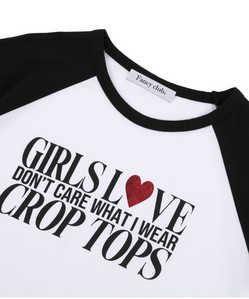 FANCY CLUB(ファンシークラブ)の「A'GEM/9 × .kom『 FANCY CLUB/ファンシークラブ』 COMELY RAGLAN TEE/カムリーラグラン 半袖カットソー(Tシャツ/カットソー・レディース・ブラック/ブルー・FREE)」の9枚目の写真