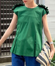 NOLLEY’S | ショルダータックフリルプルオーバーカットソー(Tシャツ/カットソー)
