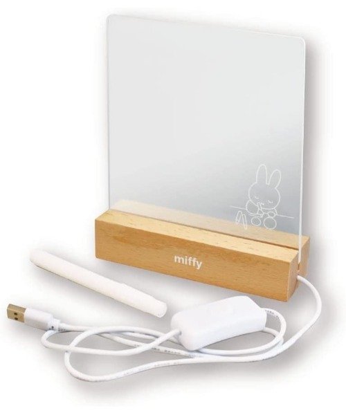 Miffy( ミッフィー)の「【 miffy 】 ミッフィー ライティングメッセージボード(インテリア雑貨・レディース・ウッド・FREE)」の4枚目の写真