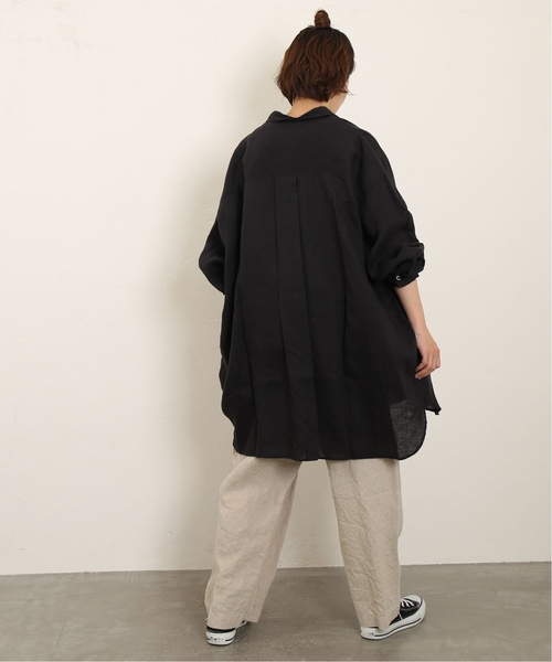追加》60リネンレギュラーカラー-Big-シャツ（シャツ/ブラウス