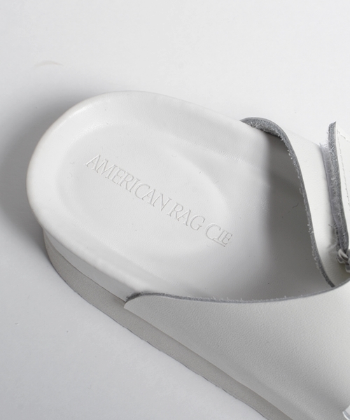 AMERICAN RAG CIE(アメリカンラグシー)の「AMERICAN RAG CIEリアルレザープラットフォームサンダル/205-AOZ-OZ-45【WEB限定】(サンダル・レディース・ホワイト/ブラック/シルバー・38/36/37)」の12枚目の写真