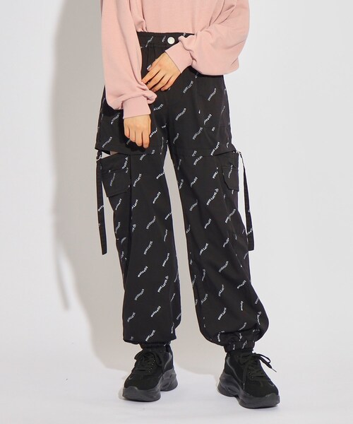 おまとめ5点　新品未使用 ピンクラテ カットアウトデザインカーゴパンツ　L160 PINK-latte（ピンクラテ）の「◇カットアウトデザインカーゴパンツ