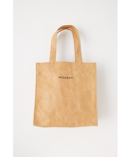 MOUSSY（マウジー）の「PAPER LIKE SHOPPERS バッグ（ハンドバッグ・レディース・ベージュ/シルバー・FREE）」の15枚目の写真