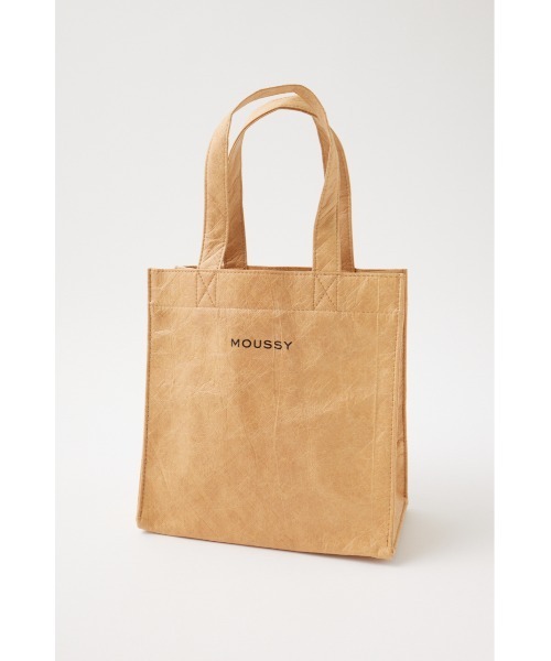 MOUSSY（マウジー）の「PAPER LIKE SHOPPERS バッグ（ハンドバッグ・レディース・ベージュ/シルバー・FREE）」の11枚目の写真
