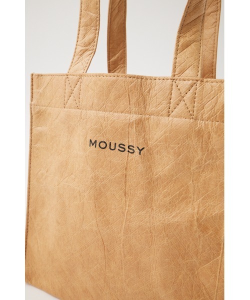 MOUSSY（マウジー）の「PAPER LIKE SHOPPERS バッグ（ハンドバッグ・レディース・ベージュ/シルバー・FREE）」の13枚目の写真