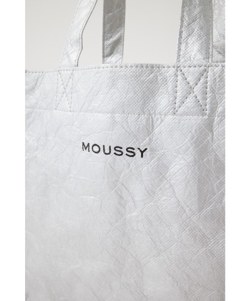MOUSSY（マウジー）の「PAPER LIKE SHOPPERS バッグ（ハンドバッグ・レディース・ベージュ/シルバー・FREE）」の19枚目の写真