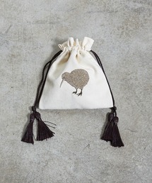 FLAPPER（フラッパー）の「FLAPPER:アニマル刺繍巾着ポーチ2（ポーチ）」