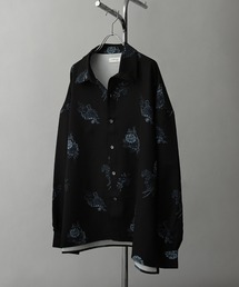Assorted design pattern shirt/総柄/花柄シャツ/オーバーサイズ