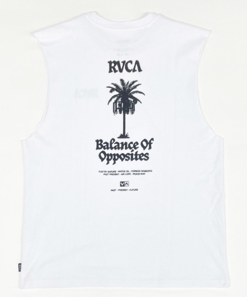RVCA(ルーカ)の「RVCA メンズ 【AZUL】 RVCA X AZUL SLEECELE タンクトップ【2023年夏モデル】/ルーカ×アズールコラボレーションバックプリントノースリーブタンクトップ(タンクトップ・メンズ・ホワイト/ブラック・FREE)」の11枚目の写真