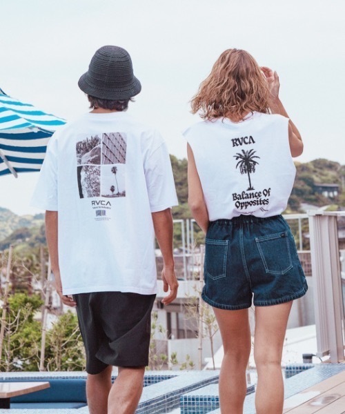 RVCA(ルーカ)の「RVCA メンズ 【AZUL】 RVCA X AZUL SLEECELE タンクトップ【2023年夏モデル】/ルーカ×アズールコラボレーションバックプリントノースリーブタンクトップ(タンクトップ・メンズ・ホワイト/ブラック・FREE)」の9枚目の写真