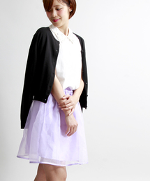 WEGO | WEGO/オーガンジーフレアスカート(スカート)