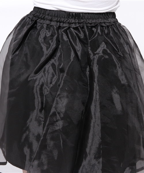 WEGO(ウィゴー)の「WEGO/オーガンジーフレアスカート(スカート・レディース・オフホワイト/ライトパープル/ライトイエロー/ブラック・FREE)」の13枚目の写真