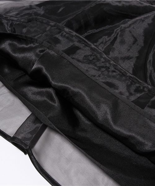 WEGO(ウィゴー)の「WEGO/オーガンジーフレアスカート(スカート・レディース・オフホワイト/ライトパープル/ライトイエロー/ブラック・FREE)」の16枚目の写真