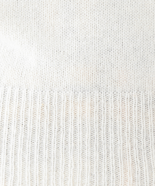 BEAMS BOY(ビームスボーイ)の「BEAMS BOY / 5ゲージ エリ袖リブ タートルネック(ニット/セーター・レディース・グレー/ブラウン/ナチュラル・ONE SIZE)」の10枚目の写真