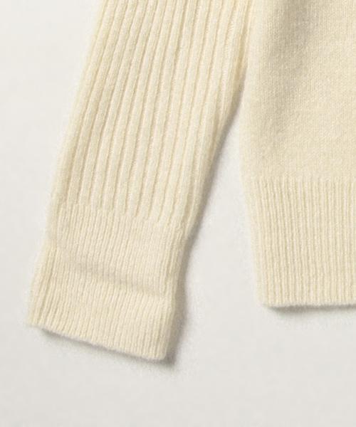 BEAMS BOY(ビームスボーイ)の「BEAMS BOY / 5ゲージ エリ袖リブ タートルネック(ニット/セーター・レディース・グレー/ブラウン/ナチュラル・ONE SIZE)」の22枚目の写真