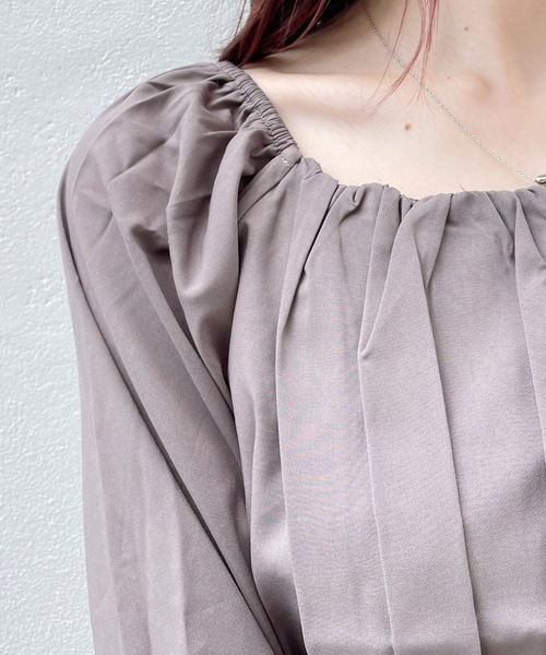 one way（ワンウェイ）の「長袖BACKリボンブラウス（シャツ/ブラウス・レディース・グレー/ブラック/ホワイト・FREE）」の10枚目の写真