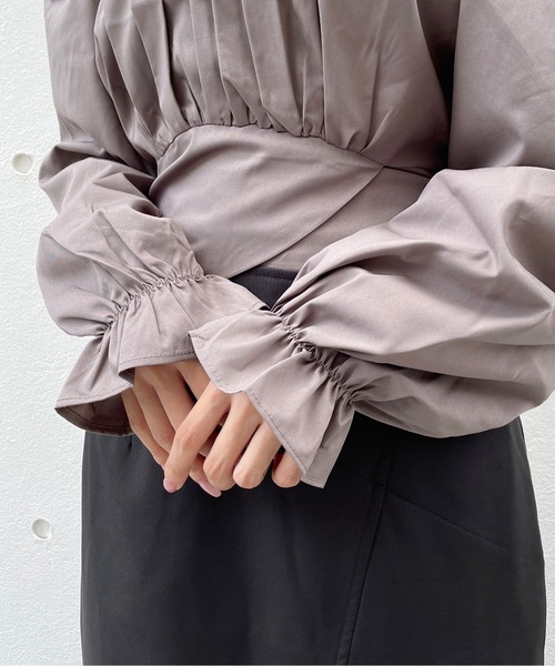 one way（ワンウェイ）の「長袖BACKリボンブラウス（シャツ/ブラウス・レディース・グレー/ブラック/ホワイト・FREE）」の12枚目の写真