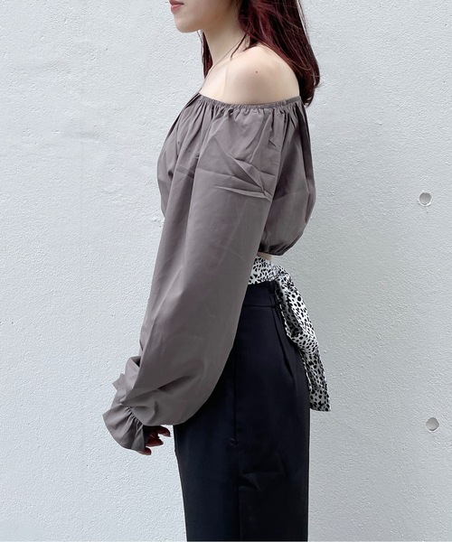 one way（ワンウェイ）の「長袖BACKリボンブラウス（シャツ/ブラウス・レディース・グレー/ブラック/ホワイト・FREE）」の17枚目の写真