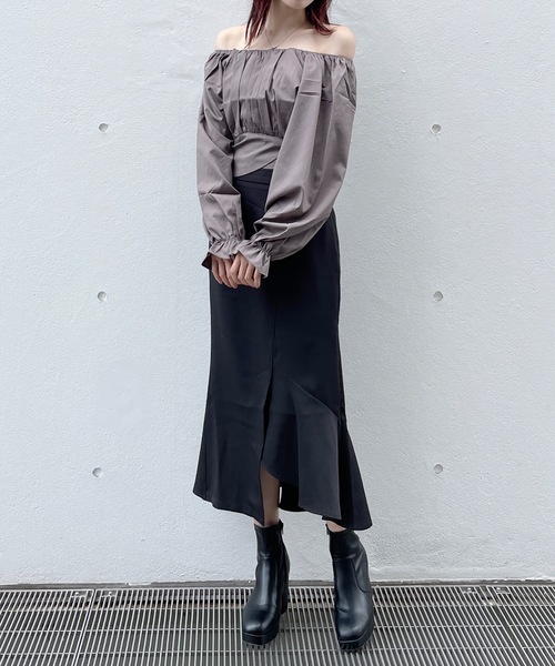 one way（ワンウェイ）の「長袖BACKリボンブラウス（シャツ/ブラウス・レディース・グレー/ブラック/ホワイト・FREE）」の19枚目の写真