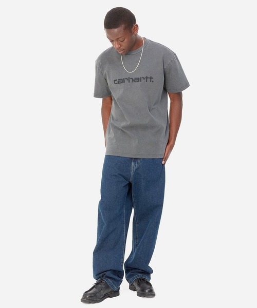 Carhartt WIP(カーハートダブリューアイピー)の「Carhartt WIP/カーハートダブリューアイピー LANDON PANT ルーズテーパード ジップフライ ウォッシュ加工 I030468(デニムパンツ・メンズ・インディゴブルー/ブラック・28inch/30inch/32inch/34inch)」の12枚目の写真