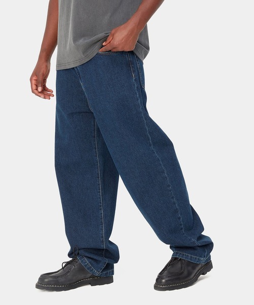 Carhartt WIP(カーハートダブリューアイピー)の「Carhartt WIP/カーハートダブリューアイピー LANDON PANT ルーズテーパード ジップフライ ウォッシュ加工 I030468(デニムパンツ・メンズ・インディゴブルー/ブラック・28inch/30inch/32inch/34inch)」の20枚目の写真
