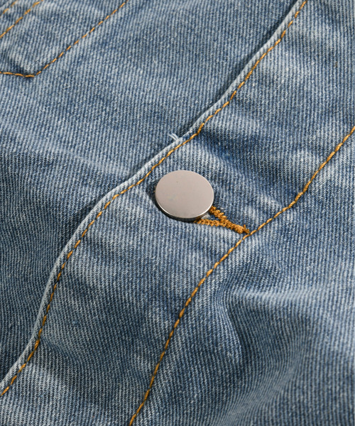 neos（ネオス）の「【neos -addictive design-】ルーズシルエット ダメージ加工 ビンテージウォッシュ デニム ジャケット（デニムジャケット・メンズ・ブルー/ブラック・LARGE/MEDIUM/X-LARGE）」の18枚目の写真