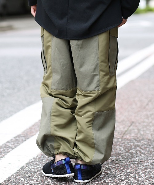 チチカカ(チチカカ)の「パッチワーク風カーゴパンツ【ユニセックス】(カーゴパンツ・メンズ・カーキ/ブラック・MEDIUM/LARGE)」の21枚目の写真
