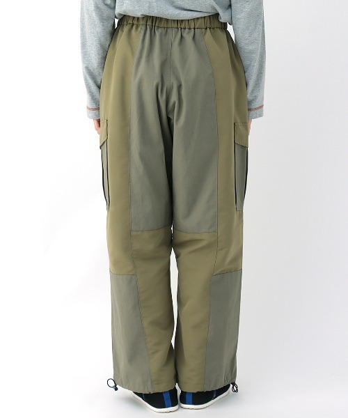 チチカカ(チチカカ)の「パッチワーク風カーゴパンツ【ユニセックス】(カーゴパンツ・メンズ・カーキ/ブラック・MEDIUM/LARGE)」の7枚目の写真