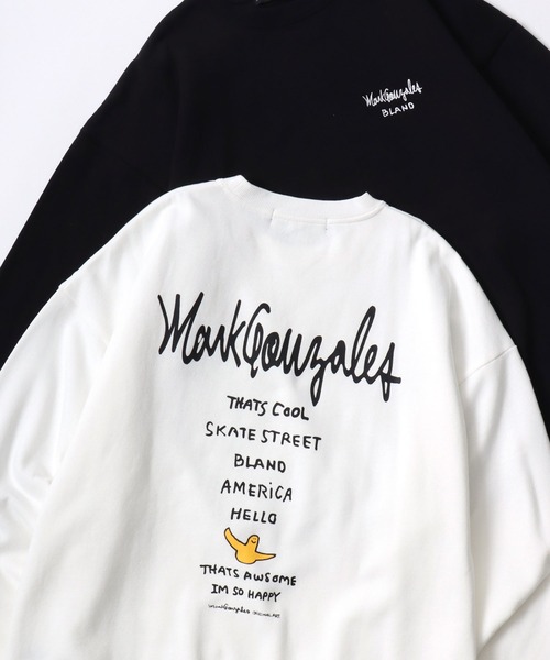 Mark Gonzales（マーク・ゴンザレス）の「MARK GONZALES ARTWORK COLLECTION/マークゴンザレス 別注 オーバーサイズ 裏起毛 ストリート バックプリント スウェット トレーナー/長袖 トップス プルオーバー/レディース メンズ（スウェット・メンズ・ホワイト系その他/ブラック系その他/ブラック/グレー系その他2/アッシュグレー/ブラック系その他2/グレー系その他/ホワイト/ホワイト系その他2/ホワイト系その他3/ブラック系その他4/グレー系その他3/グレー系その他4/グレー系その他5/ホワイト系その他5/ホワイト系その他4/ブラック系その他3/ブラック系その他5/ブラック系1/ブラック系3/ブラック系/ホワイト系/ホワイト系1/ホワイト系2/ホワイト系3/ブラック系2・L/M/XL）」の11枚目の写真