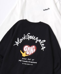 MARK GONZALES ARTWORK COLLECTION/マークゴンザレス 別注 オーバーサイズ 裏起毛 ストリート バックプリント スウェット トレーナー/長袖 トップス プルオーバー/レディース メンズ
