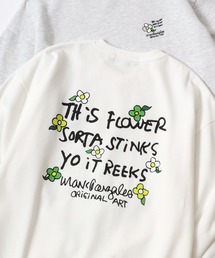 MARK GONZALES ARTWORK COLLECTION/マークゴンザレス 別注 オーバーサイズ 裏起毛 ストリート バックプリント スウェット トレーナー/長袖 トップス プルオーバー/レディース メンズ