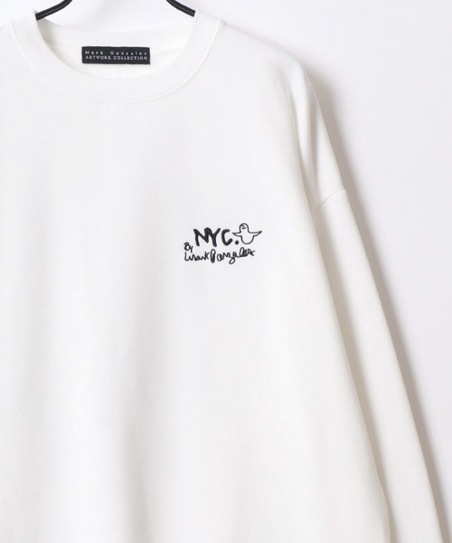 スウェット・トレーナー SAFFIANO LOGO SWEATSHIRT PRADA＊Oversized cotton sweatshirt ロゴ付きスウェット＊送込