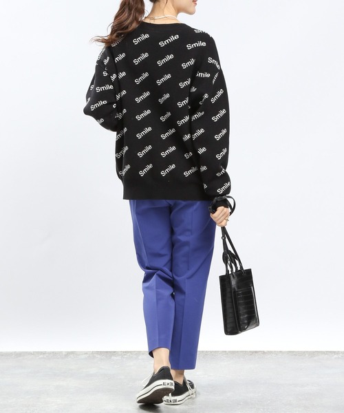 GLOBAL WORK Smile Seed Store（グローバルワーク スマイルシードストア）の「ジャガード柄Ｖカーデ/908047（カーディガン/ボレロ・レディース・グレー系その他7/ホワイト系その他7/ダークグレー・LARGE/MEDIUM/SMALL/X-LARGE）」の19枚目の写真