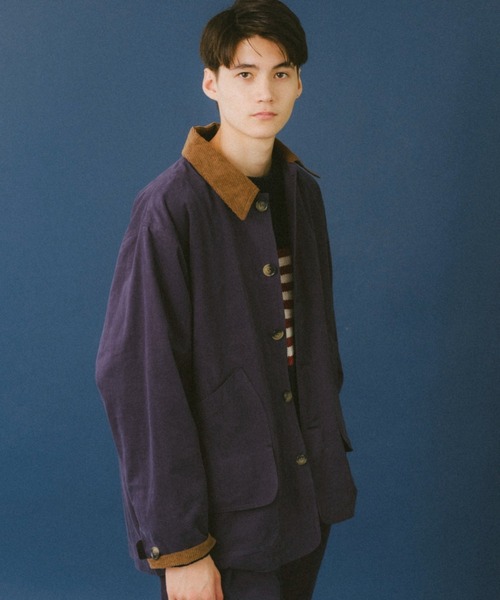 WHIMSIC（ウィムジック）の「【UNISEX/SETUP対応】フィールドジャケット（ブルゾン・メンズ・ベージュ/ネイビー・FREE）」の2枚目の写真