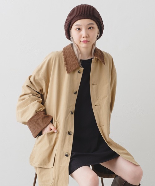 WHIMSIC（ウィムジック）の「【UNISEX/SETUP対応】フィールドジャケット（ブルゾン・メンズ・ベージュ/ネイビー・FREE）」の12枚目の写真