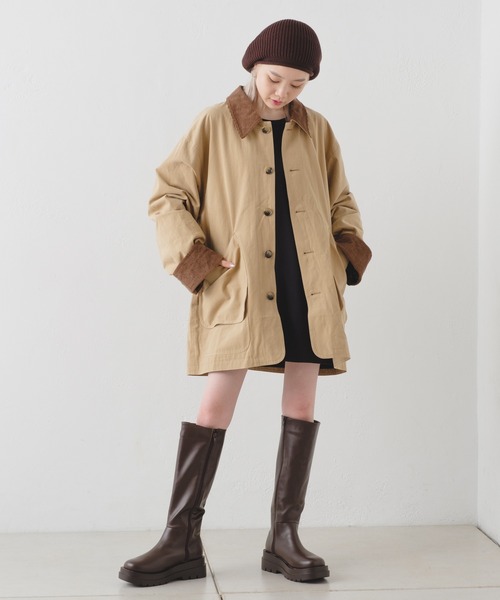 WHIMSIC（ウィムジック）の「【UNISEX/SETUP対応】フィールドジャケット（ブルゾン・メンズ・ベージュ/ネイビー・FREE）」の9枚目の写真