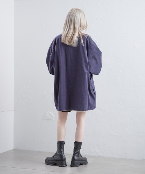 WHIMSIC（ウィムジック）の「【UNISEX/SETUP対応】フィールドジャケット（ブルゾン・メンズ・ベージュ/ネイビー・FREE）」の22枚目の写真