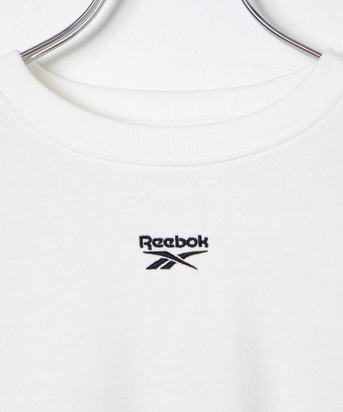 Reebok（リーボック）の「∴WEGO/別注Reebok ショートドロストスウェット（スウェット・レディース・オフホワイト/ブラック/杢グレー・FREE）」の10枚目の写真