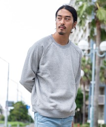 『DISCUS/ディスカス』裏ボア クルーネックスウェット トレーナー