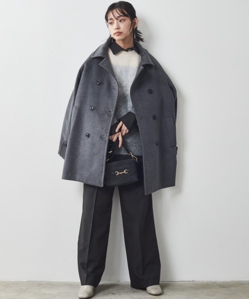 CHIC STYLE（シックスタイル）の「＜大きいサイズ＞グラデーションニットプルオーバー シックスタイル（ニット/セーター・レディース・グレー系/ブラウン系・L/LL/3L/4L/5L）」の17枚目の写真