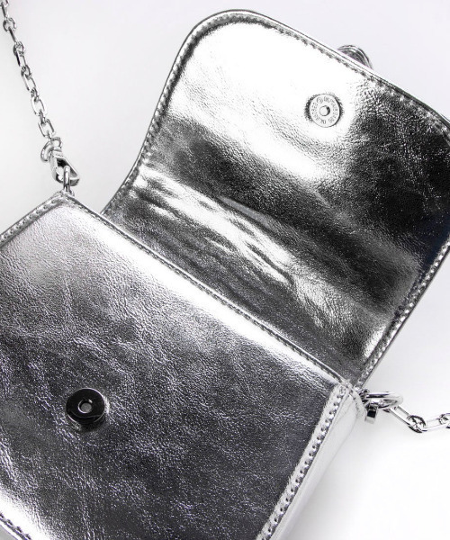 cache cache（カシュ カシュ）の「カシュカシュ cachecache / ビジューバックルチェーンショルダー（ショルダーバッグ・レディース・ブルー/シルバー/ブラック・FREE）」の21枚目の写真