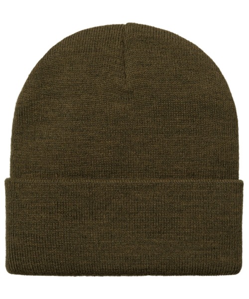 Carhartt（カーハート）の「Carhartt WIP/カーハートダブリューアイピー ビーニー SCRIPT BEANIE I030884（ニットキャップ/ビーニー・メンズ・オリーブ/アイボリー/ブラック×ホワイト/ブラック/ブラウン/パープル・FREE）」の12枚目の写真