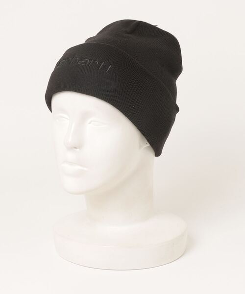 Carhartt（カーハート）の「Carhartt WIP/カーハートダブリューアイピー ビーニー SCRIPT BEANIE I030884（ニットキャップ/ビーニー・メンズ・オリーブ/アイボリー/ブラック×ホワイト/ブラック/ブラウン/パープル・FREE）」の15枚目の写真