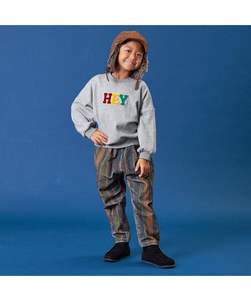 F.O.KIDS(エフオーキッズ)の「【裏シャギー・あったか】アップリケトレーナー(スウェット・キッズ・アイボリー/グリーン/グレー/マスタード/ブラウン・120/100/80/140/95/110/90/130)」の6枚目の写真