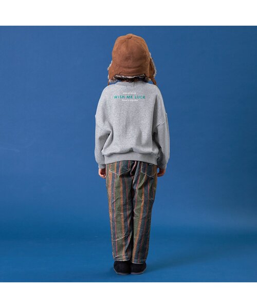 F.O.KIDS(エフオーキッズ)の「【裏シャギー・あったか】アップリケトレーナー(スウェット・キッズ・アイボリー/グリーン/グレー/マスタード/ブラウン・120/100/80/140/95/110/90/130)」の7枚目の写真