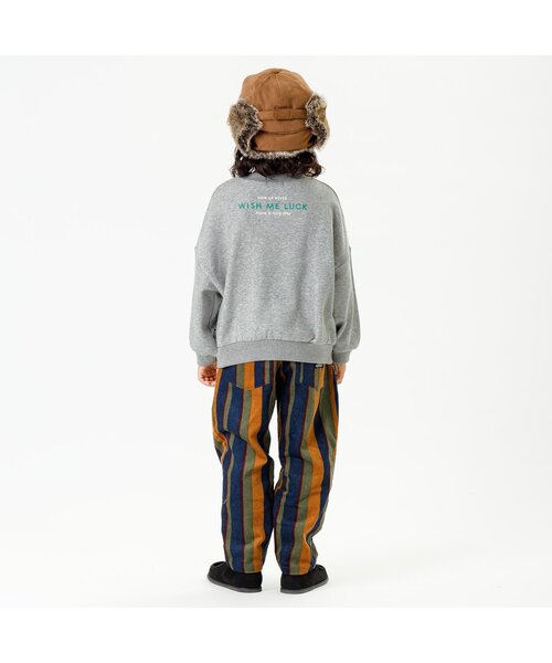 F.O.KIDS(エフオーキッズ)の「【裏シャギー・あったか】アップリケトレーナー(スウェット・キッズ・アイボリー/グリーン/グレー/マスタード/ブラウン・120/100/80/140/95/110/90/130)」の9枚目の写真
