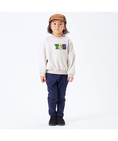 F.O.KIDS(エフオーキッズ)の「【裏シャギー・あったか】アップリケトレーナー(スウェット・キッズ・アイボリー/グリーン/グレー/マスタード/ブラウン・120/100/80/140/95/110/90/130)」の10枚目の写真